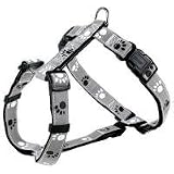Trixie 12231 Silver Reflect Geschirr, XS-S 30-40 cm/15 mm