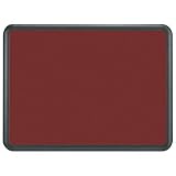 Bulletin Board w/ Tackable Fabric Surface, 4Aex3Ae, Mauve/Black Frame CEBF3648MV