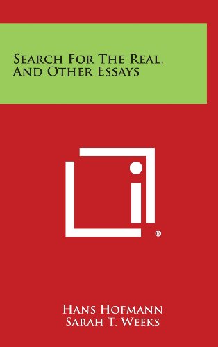 search for the real and other essays