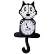 Felix the Cat Pendulum Black Hanging Wall Clock Licensed
