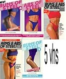buns of steel pack-5 volume set(Platinum Series: Arms & Abs of Steel 2000, Platinum Series: Buns & Abs of Steel 2000 - Beginners (1994), Buns of Steel 4, Buns of Steel 3, Abs of Steel (1991)