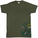 NINTENDO "LINK IN THE WEEDS" 2-Sided Green Soft Fitted Tee