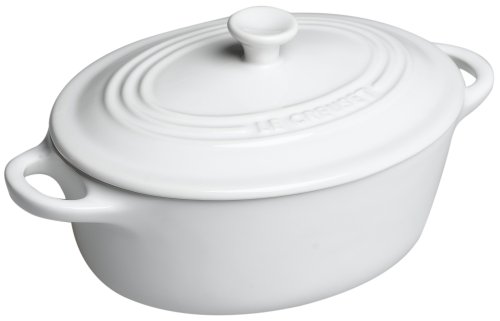 Le Creuset Stoneware 12-Ounce Cocotte White