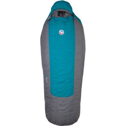 Big Agnes Roxy Ann Sleeping Bag: 15 Degree Down - Women's Teal/Grey, Short/Left Zip