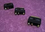 Scart - 3x RCA Female (Audio Left + Right + Video) - Output Only - Gold