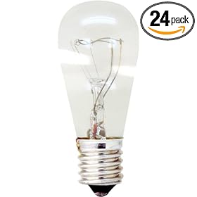 GE Lamps 15820 6-Watt Indicator Light S6, 24-Pack
