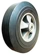Industrial Grade 1NWZ6 Wheel, Solid Rubber, 10 In, 450 Lb Cap