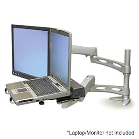 Ergotron 28-512-194 LX Dual Desk Mount Arm up to 22
