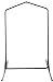 Outback Chair AC-145 Oval Chair Frame, Black