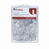 Universal 31304 3/8-Inch Colored Push Pins (100 per Pack)
