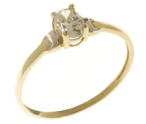 Damen-Ring 9 Karat (375) Bicolor Gr. 49 (15.6)  Zirkonia PR 2367TQL Preisvergleich