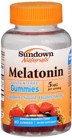 Sundown Melatonin Gummies, 60 Count