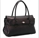 BACCINI – Handbag GRACIA – black tote bag – real leather – RRP 399 USD 31LdmCMPYSL. SL160 BACCINI tote PADLOCK handbag grey, shopper bag in genuine leather Reviews
