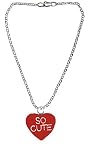 Valentine "So Cute" Heart Necklace 16-18"
