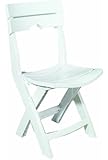 Adams Manufacturing 8575-48-3700 Quik-Fold&reg; Chair, White