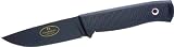 Fallkniven Knives Military Survival Knife, Black Micarta, Leather Sheath