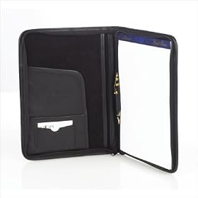 Buy Aston Leather Leather Padfolio PRTF - 3 Color: Black by Aston