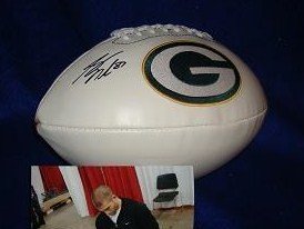 JORDY NELSON SIGNED AUTOGRAPHED GREEN BAY PACKERS LOGO FOOTBALL COA + HOLOGRAM