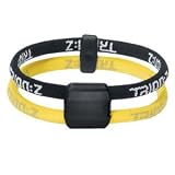 Trion:Z Dual Loop Magnetic Wristband/Bracelet (Black/Yellow)