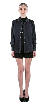 INDIANA SHIRT BLACK DENIM WASH