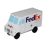 Wooden FedEx Truck, Federal Express Package Delivery Vehicle, Made in USA  No Lead Paint