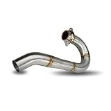 07-08 HONDA CRF450R: PRO CIRCUIT T-4 HEAD PIPE STAINLESS (SILVER) by Pro Circuit