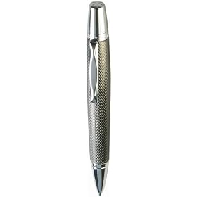 Waterford Kilbarry WF/452/GBK Ball Pen/Capless Roller Ball Guilloche Black Lacquer