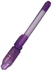 Geheimstift m. unsichtb.Tinte + UV-Licht