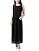 Allegra K Women Chiffon Overlay Dress Elastic Waist Summer Party Maxi Dresses