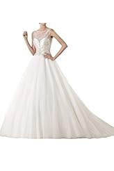 Crystal Applique Sleeveless  Natural   Waistline Satin/Tulle  Ball Gown  Dress