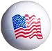 American Flag Waving Antenna Ball Topper