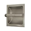Gatco 780 Recess 6-1/4-Inch Square Toilet Paper Holder, Satin Nickel