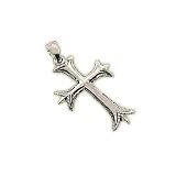 Anh�nger Kreuz mit gef�cherten Enden Silber Schmuck Kreuzevon "Toms-Silver"