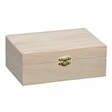 Eigenschaften KnorrPrandell / Holzkasten Truhe mit Messingverschluss 12x18x7cm