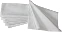 Set of 6 White Cotton Cloth Damask Napkins Lapkins 24" x 24"
