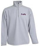 Atlanta Braves Frost Fleece by Antigua - Silver Medium