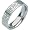 Titanium Celtic Knot 6mm Satin Ring Size 6