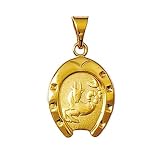 18K Gold Plated Capricorn - Goat horned - The Sea Goat - Zodiac Pendant
