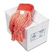 UNISAN Super Loop Wet Mop Heads, Cotton/Synthetic, Large Size, Orange (503OR)