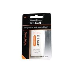 Reach DentoTAPE Waxed Ribbon Dental Floss, 100-Yard Dispensers (Pack of 4)