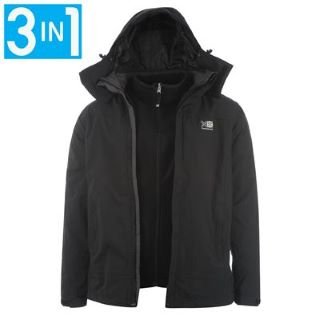 Karrimor 3in1 Waterproof Jacket Mens Black Small Bestseller