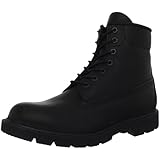 Timberland Men's Six-Inch Basic Boot,Black Smooth,7 M US