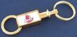University of Louisville Gold Tone Valet Keychain