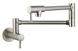 Hansgrohe 04218800 Talis C Pot Filler Wall Mounted, Steel Optik