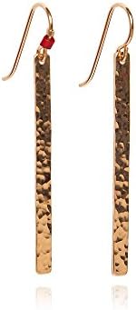 Single Hammered Gold Chime Earrings, thorne jewelry