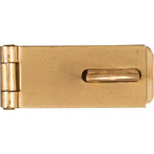 National #N102-053 1-3/4 Brass Safety Hasp
