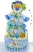 Silley Safari Lion 3 Layer Diaper Cake - Unique Baby Shower Gift Idea for New...