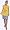 Yellow Tee and Denim Maternity Short - Small