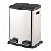 Dual Compartment Step-on Trash/Recycling Bin by Organize It All