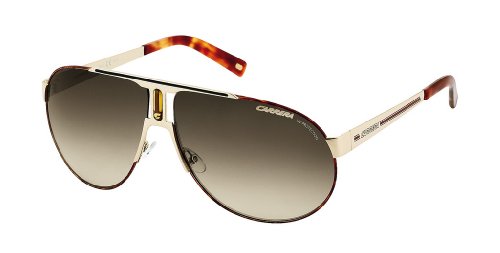 Carrera Panamerika 1/S Sunglasses Shiny Light Gold / Havana / Brown Gradient